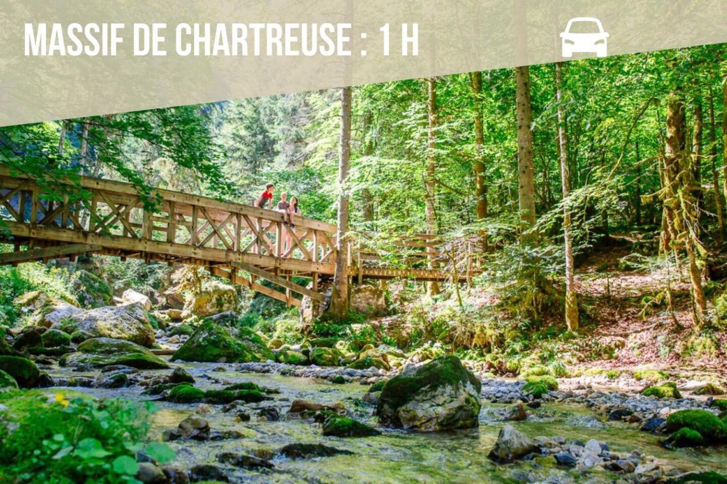 Les Cantinieres - Bourgoin Jallieu - Jardin Prive Ruy-Montceau Εξωτερικό φωτογραφία